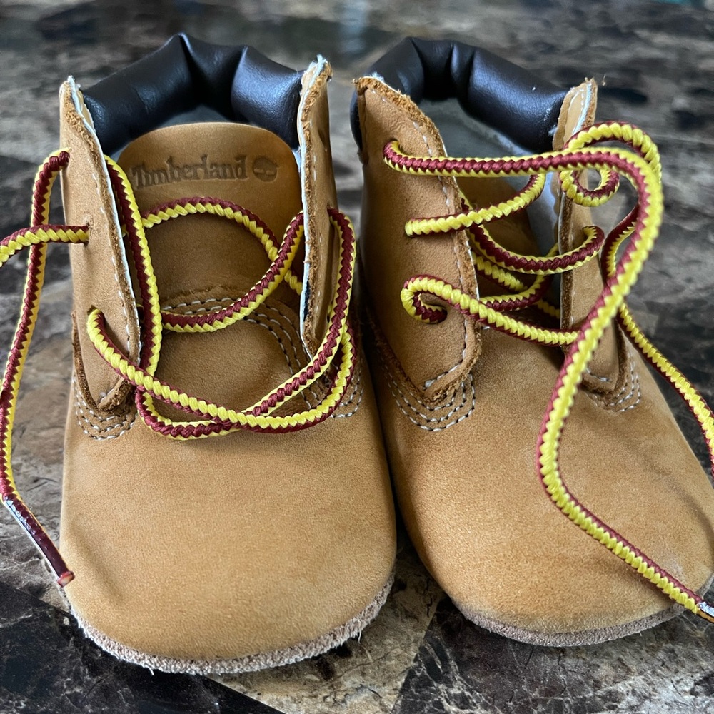 Timberland crib booties